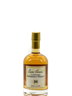 CONDIMENTO BALSAMICO BIANCO 10, 500 ml.