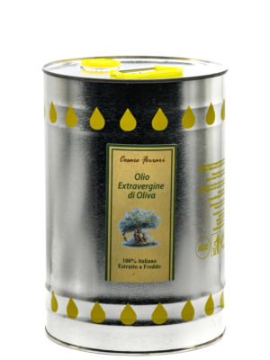 OLIO EXTRAVERGINE DI OLIVA "FRUTTATO" CESARE FERRARI, 5 L
