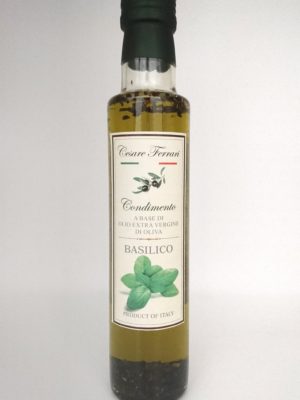 Olio Extravergine Di Oliva Al Basilico 250ml